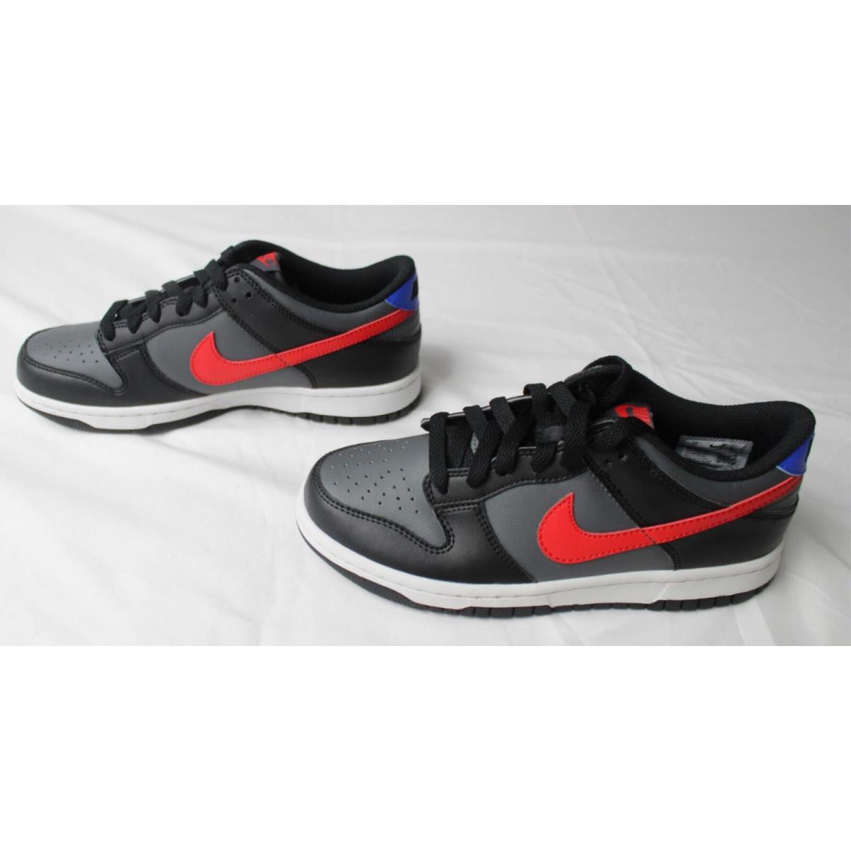 Nike Kids` Dunk Low GS Sneakers CD4 Black/red/blue FV0373-001 Size US:6Y - Black, Manufacturer`s way: Black/University Red-White