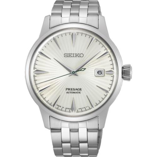 Seiko Presage Cocktail Time Automatic White Dial Men`s Watch SRPG23J1