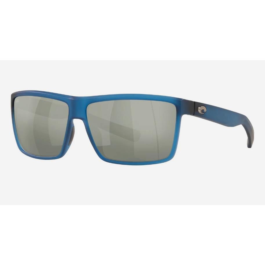 Costa Del Mar Men`s Rinconcito Polarized Rectangular Sunglasses Blue/grey 60 mm