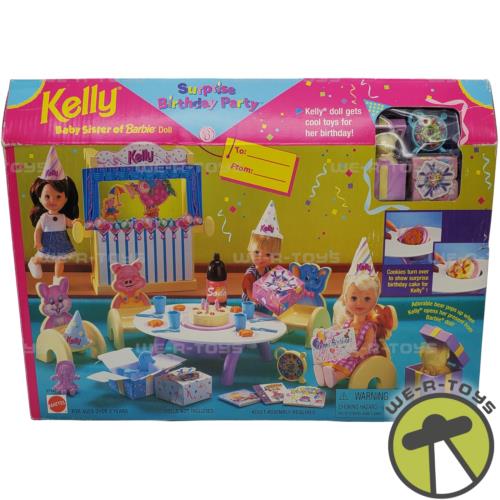 Barbie Kelly Surprise Birthday Party Gift Set 67346 Mattel 1998 Nrfb
