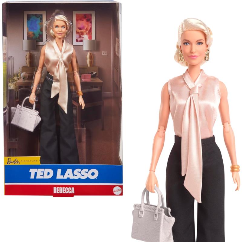 Barbie Signature Doll Rebecca Welton From Ted Lasso Wearing Elegant Blouse