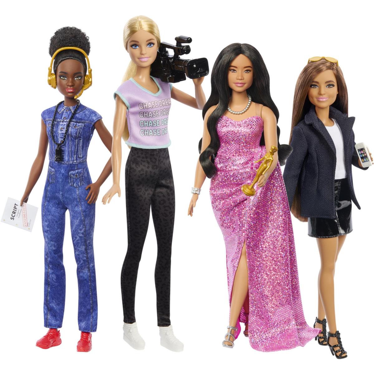 Barbie Women in Film Career Set 4 Dolls Studio Executive Director