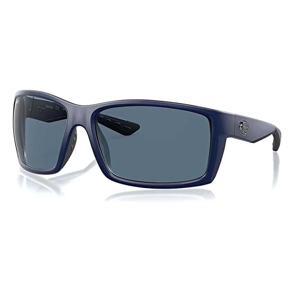 Costa Del Mar Reefton Polarized Sunglasses Matte Dark Blue / 580P Gray Lens