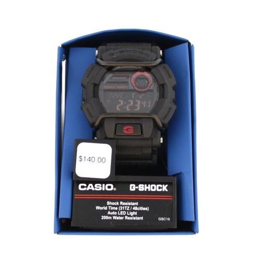Casio G-shock Black Digital Mens Watch GSC16