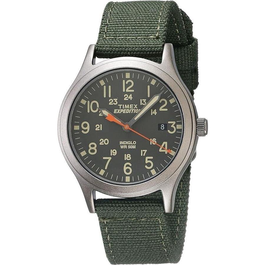 Timex Expedition Scout 36mm Green Nylon Strap Unisex TW4B13900