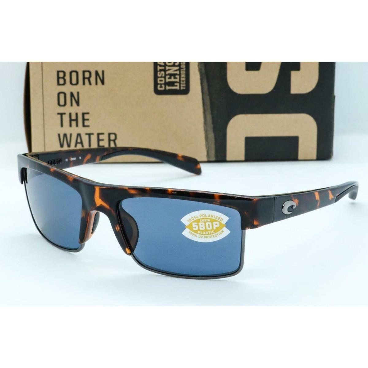 Costa Del Mar South Sea Sunglasses Retro Tortoise / Gray 580P Polarized Lens