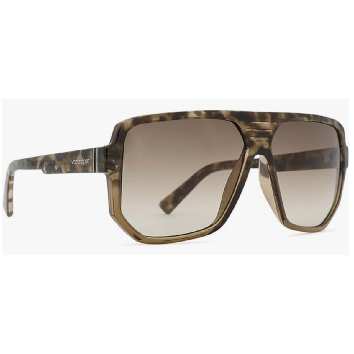 Von Zipper Roller Sunglasses-olive Tortoise-gradient Lens