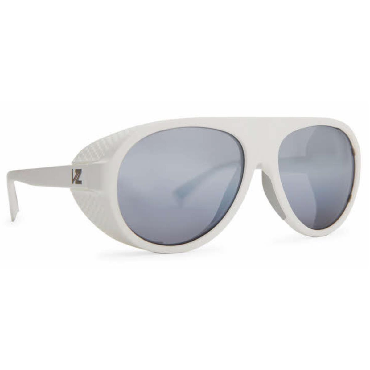 Von Zipper Esker Sunglasses-wzbo White Satin / Silver Chrome