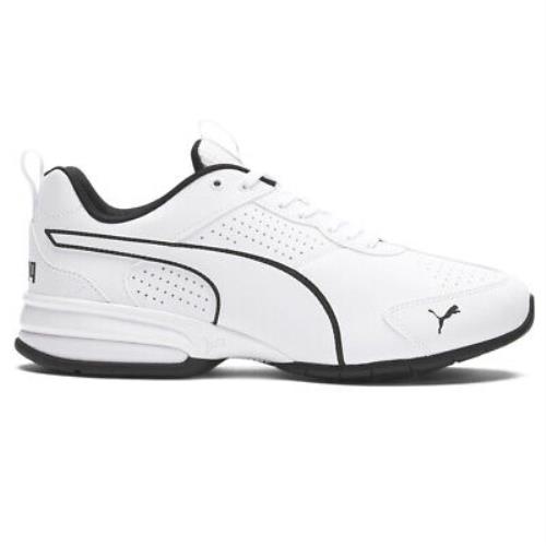 Puma Tazon Advance Leather Running Mens White Sneakers Athletic Shoes 37723204 - White