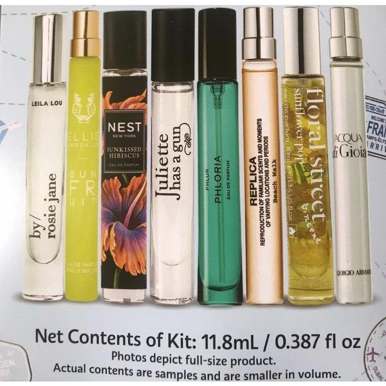 Sephora Favorites Travel Perfume Sampler 8pc Set with Certificate Rare