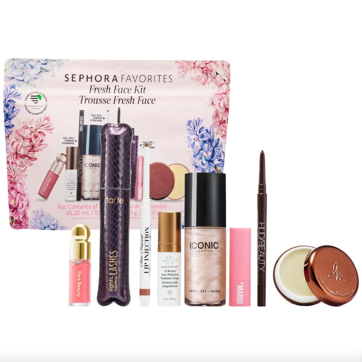 Sephora Favorites Fresh Face Makeup Kit - Limited Edition 8 Pcs