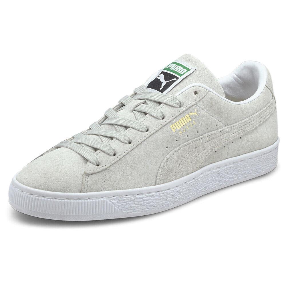 Puma Suede Classic Xxi Lace Up Mens Off White Sneakers Casual Shoes 37491503 - Off White