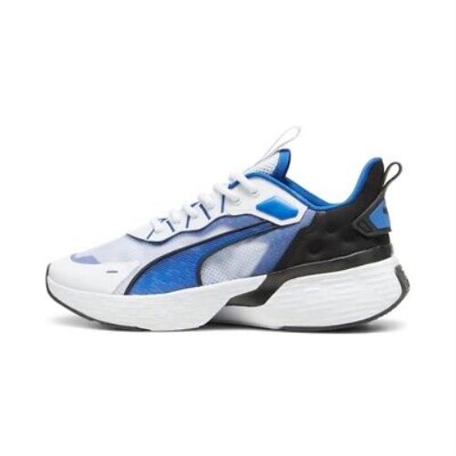 Puma Mens Softride Sway Running Shoes - 379443-02 - Silver Mist/cobalt Glaze