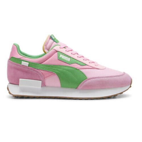 Puma Future Rider Play On Lace Up Mens Pink Sneakers Casual Shoes 39347318 - Pink