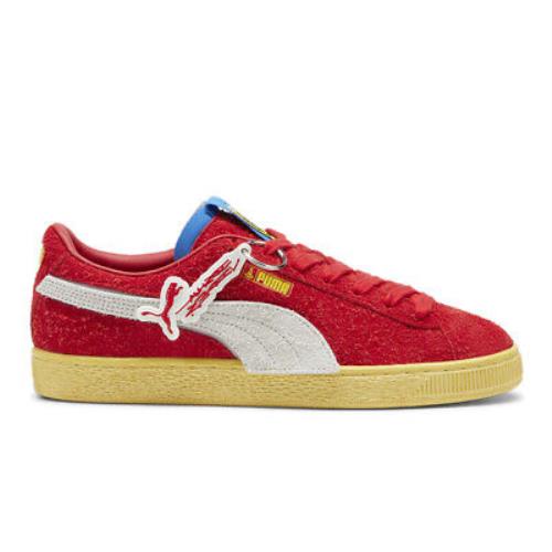 Puma Sf Suede X Jv Lace Up Mens Red Sneakers Casual Shoes 30799901
