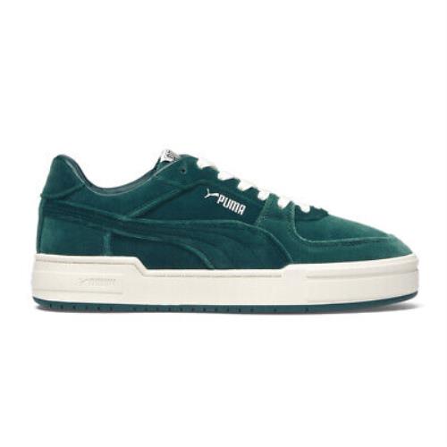Puma Ca Pro Velour Lace Up Mens Green Sneakers Casual Shoes 39711201
