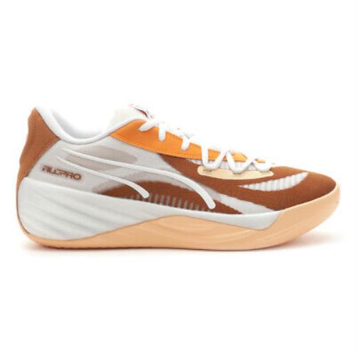 Puma Allpro Nitro Gremlins Basketball Mens White Sneakers Athletic Shoes 379303 - White
