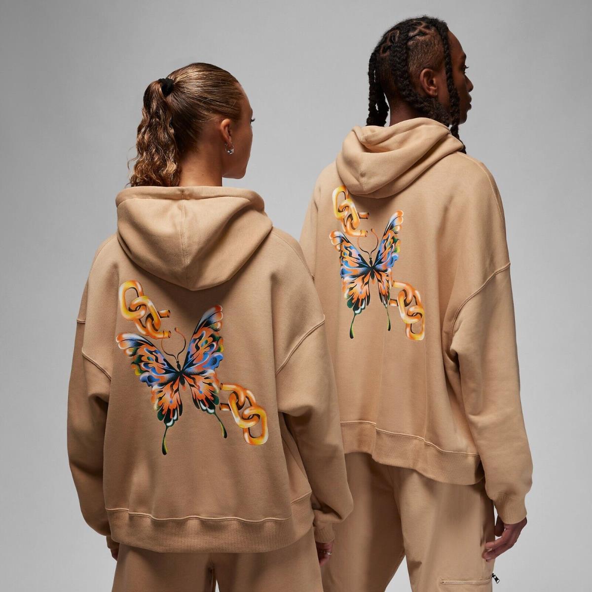 Nike Jordan Artist Series by Moss Desert FB5204-277 Women Brooklyn Fleece Hoodie