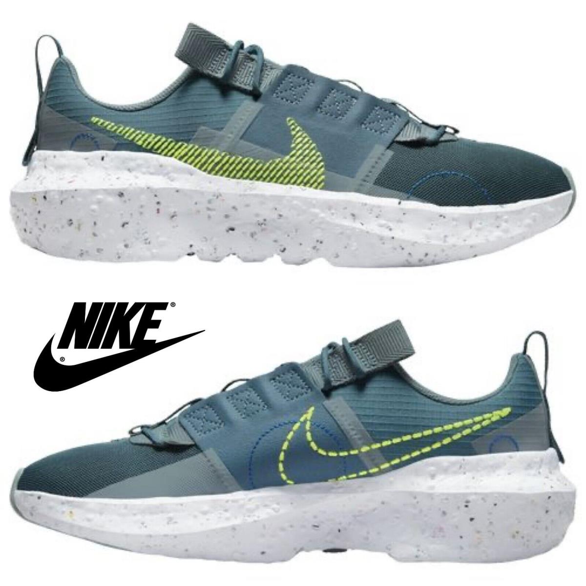 Nike Men`s Crater Impact Sneakers Training Athletic Sport Casual Shoes Geen