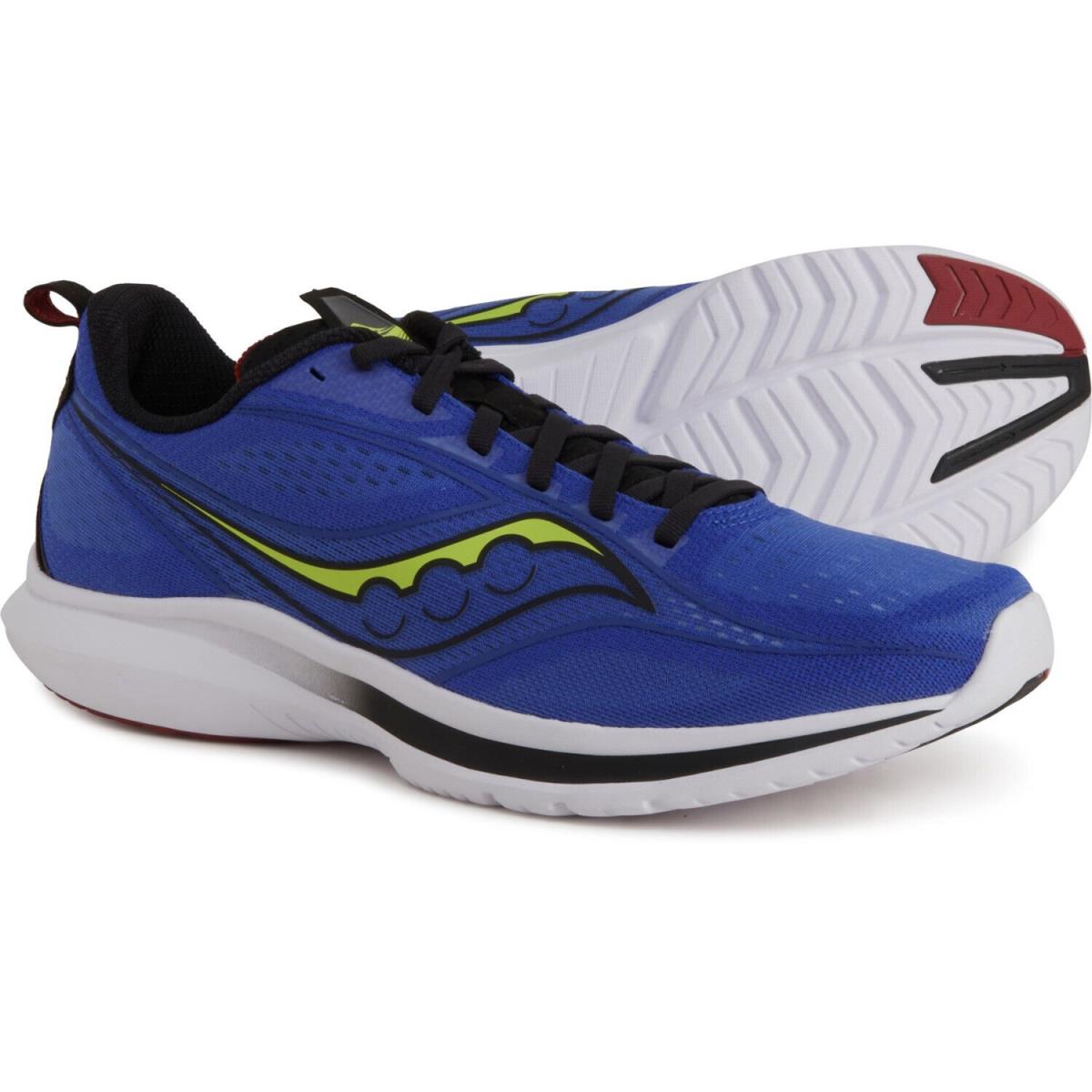 Saucony Men`s Kinvara US 14 M Blue Raz Mesh Synthetic Running Shoes - Blue