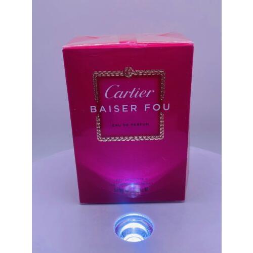 Baiser Fou By Cartier For Women Edp Spray Perfume 1.6oz