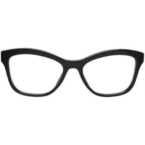 Prada Vpr 05W 05H-101 Blue/brown Womens Eyeglasses 53-19-140 - Frame: Black