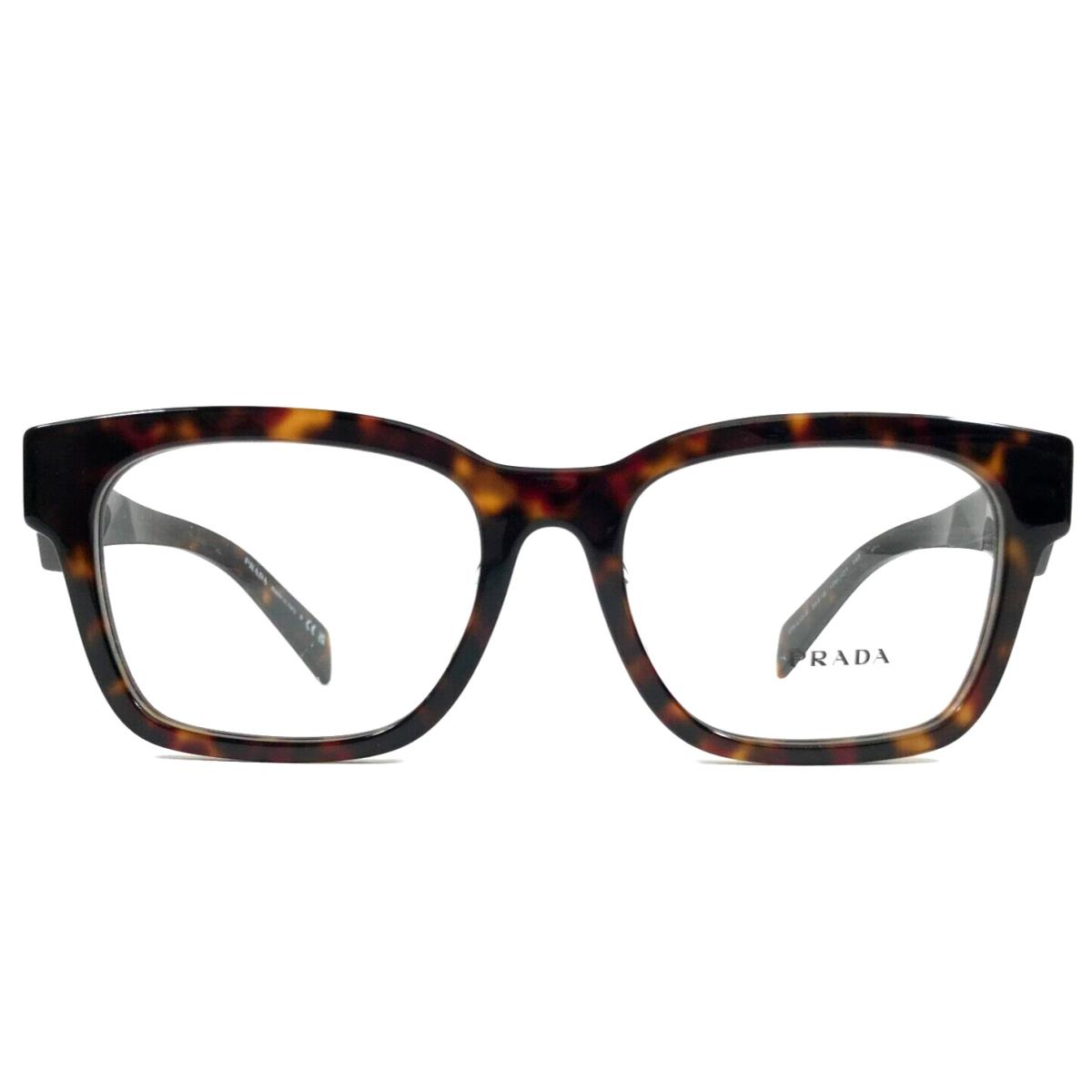 Prada Eyeglasses Frames VPRA10-F 17N-1O1 Dark Tortoise Asian Fit 54-18-145 - Frame: Brown