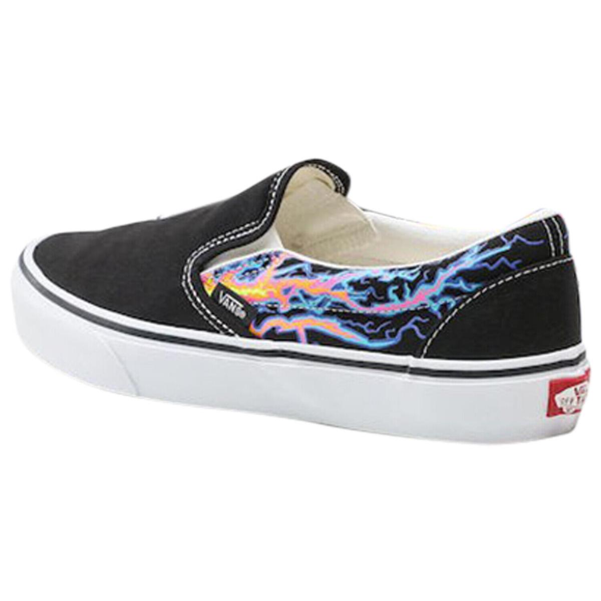 Vans Classic Slip-on Unisex Style : Vn000xg8-B03 - ( Electric Flame ) Black/True