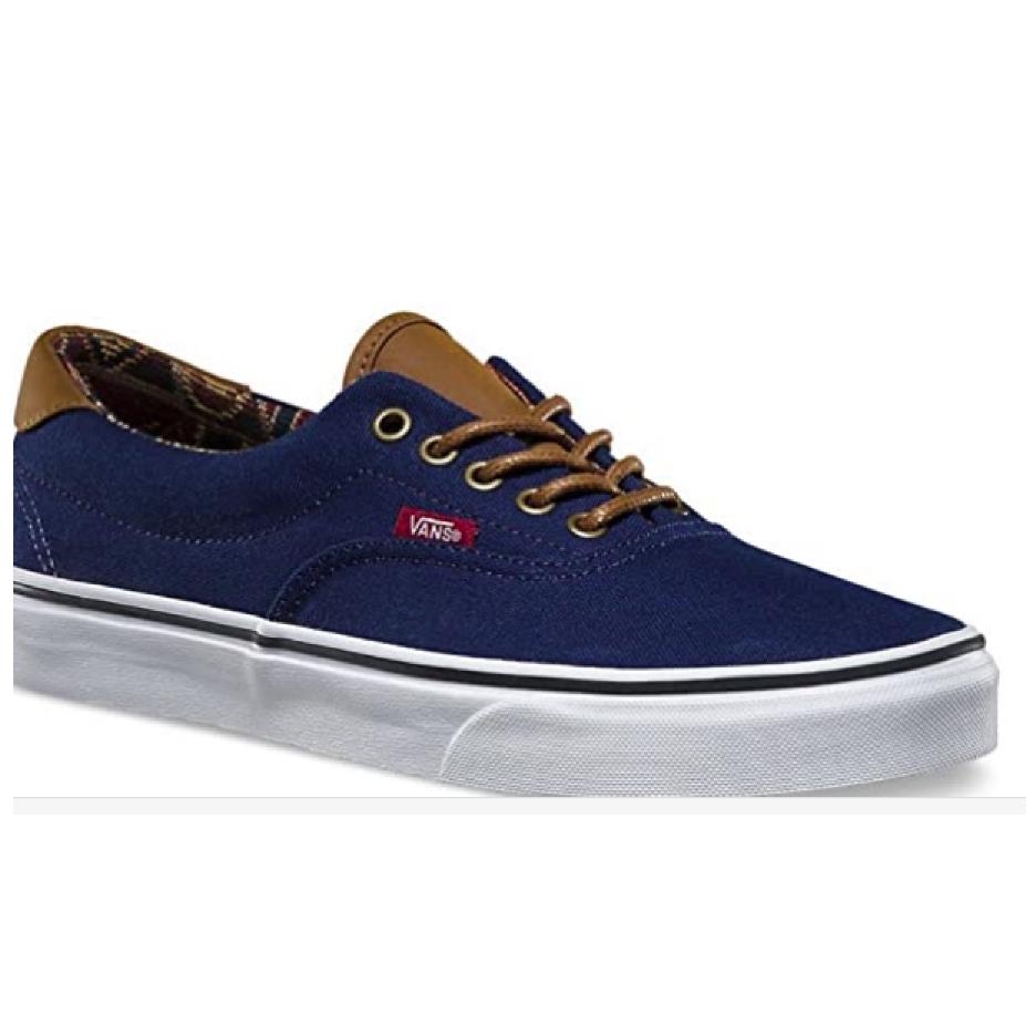 Men`s Guys Vans Era 59 Navy Blue Geo Weave Shoes Sneakers Skaters SB