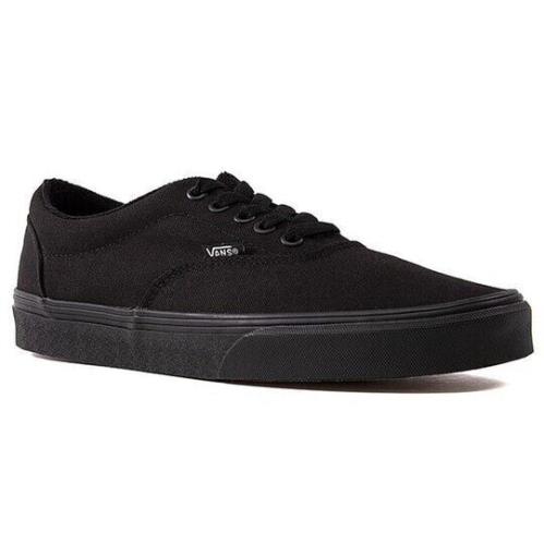 Vans Doheny VN0A3MTF186 Men`s Core Black Canvas Low Top Skateboard Shoes KHO304 - Core Black