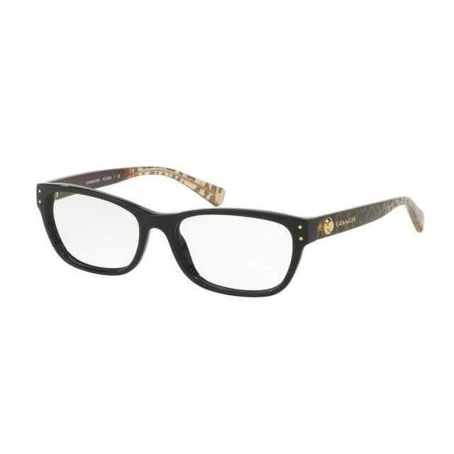 Coach HC6082 5353 Black Wild Beast Eyeglasses 53-17-135 No Case