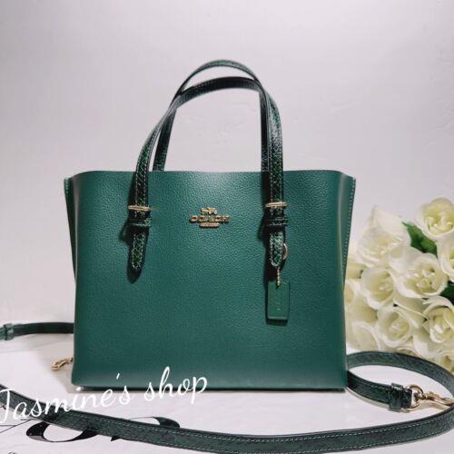 Coach Mollie Tote 25 CM087 Dark Pine Retail