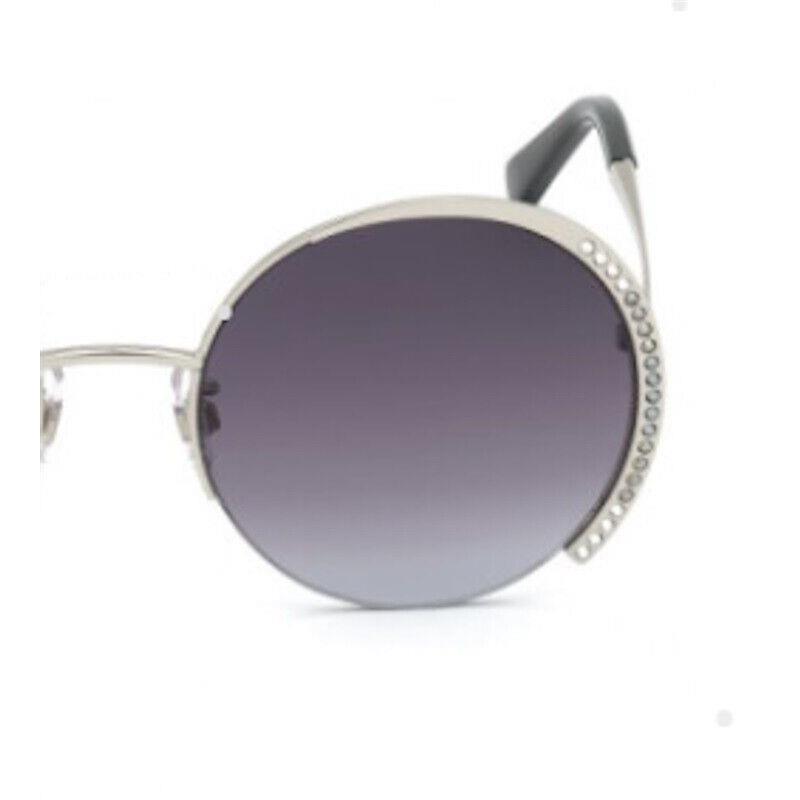 Swarovski Crystal Round Metal Frame Groovy Sunglasses 114246