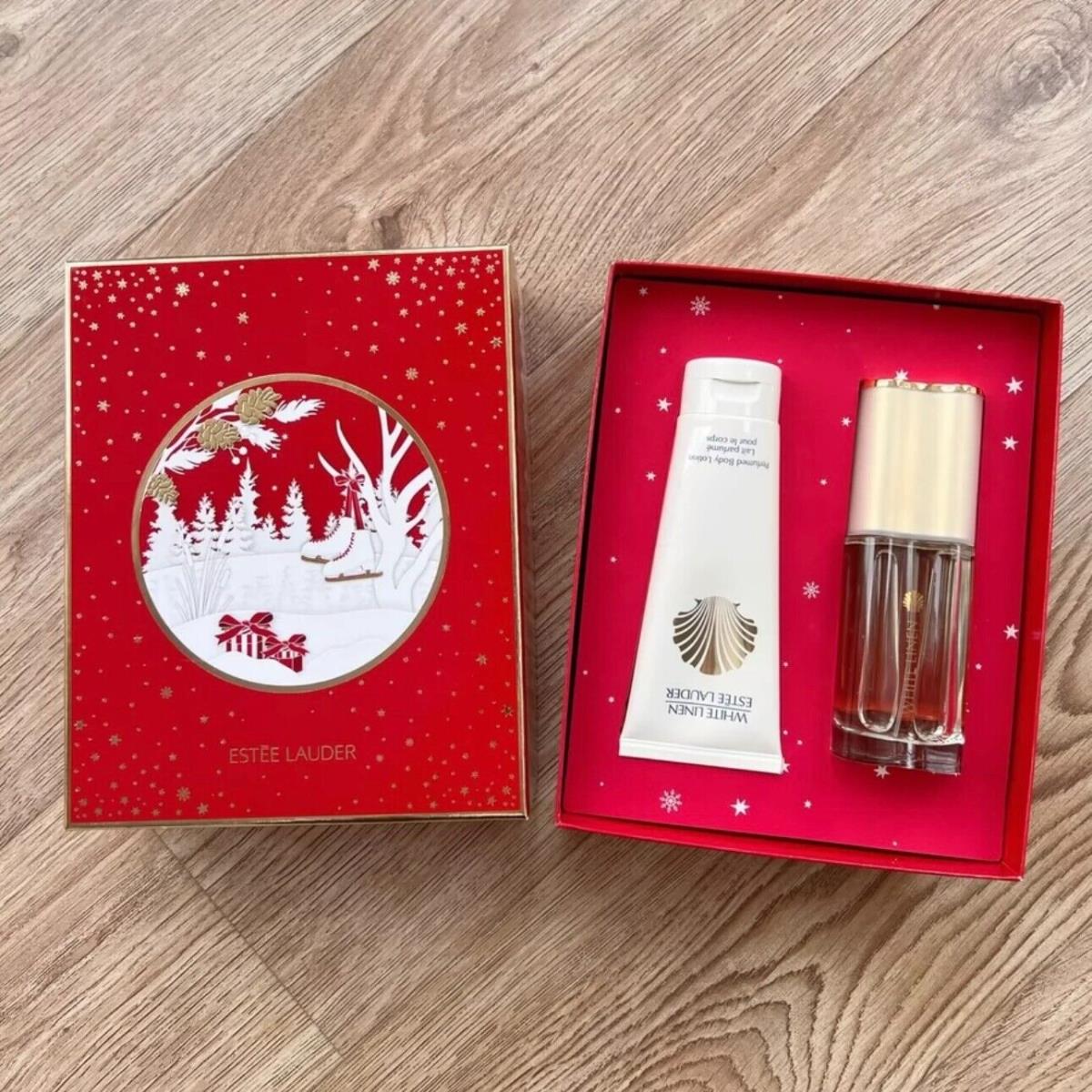 Estee Lauder White Linen Indulgent Duo Set 2-pc Christmas Holiday Fragrance Gift