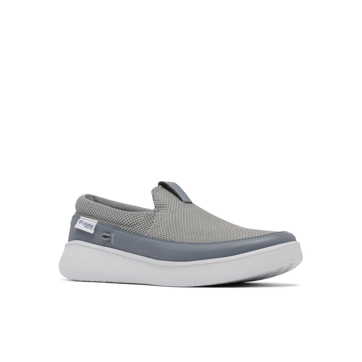 Man`s Boat Shoes Columbia Boatside Breathe Pfg Ti Grey Steel/Graphite