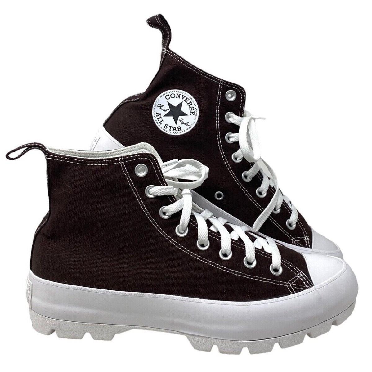 Converse Chuck Lugged Shoes Brown Canvas Platform SB Women Custom 572582C-WBRWB