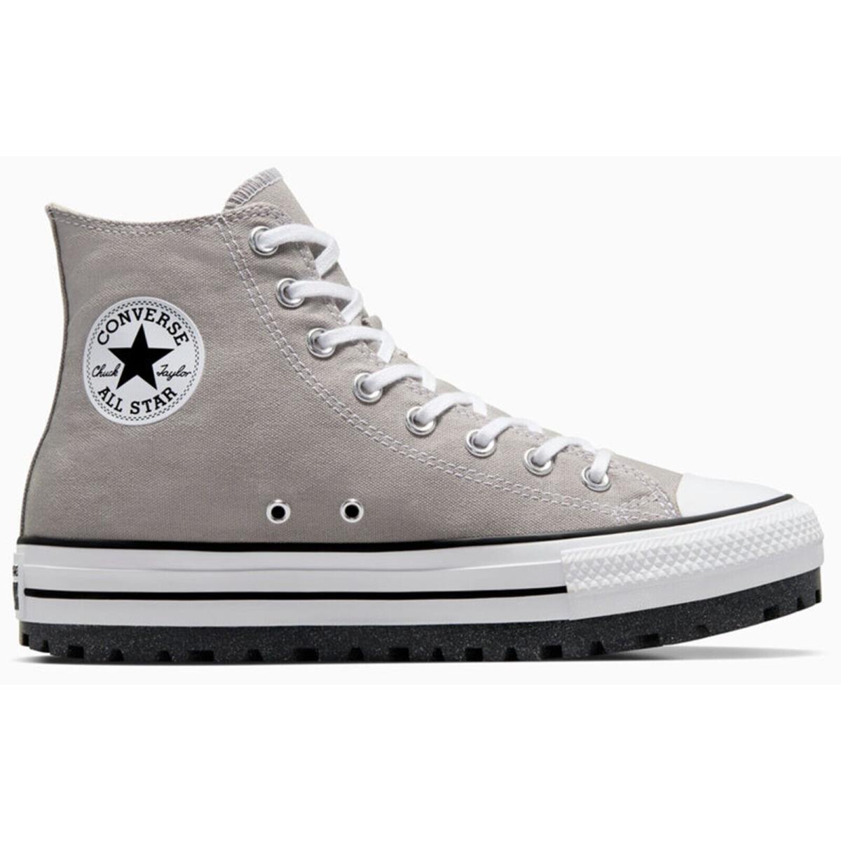 Converse Chuck Taylor All Star City Trek Traction Rubber Outsole Men`s Shoes Gray