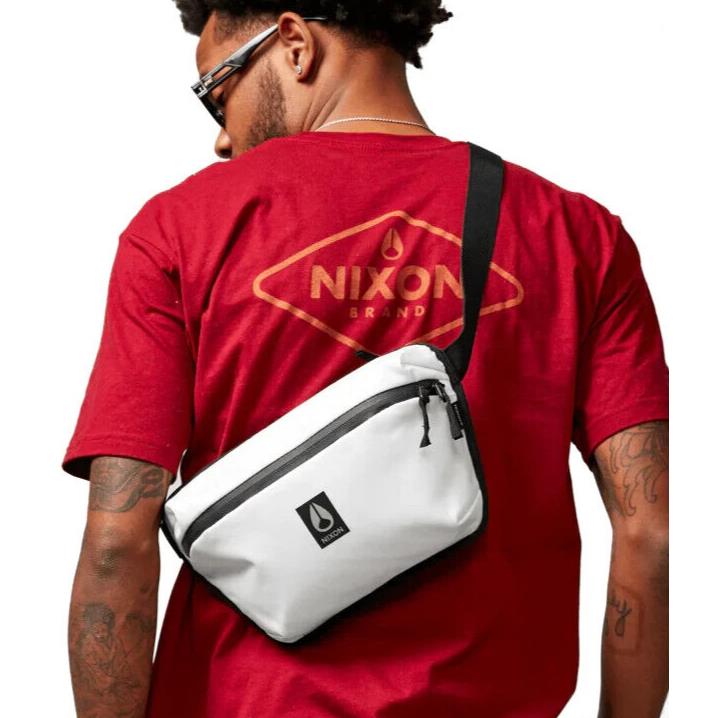 Nixon Day Trippin` Sling Crossbody Bag White Travel Play Unisex Waist Pack