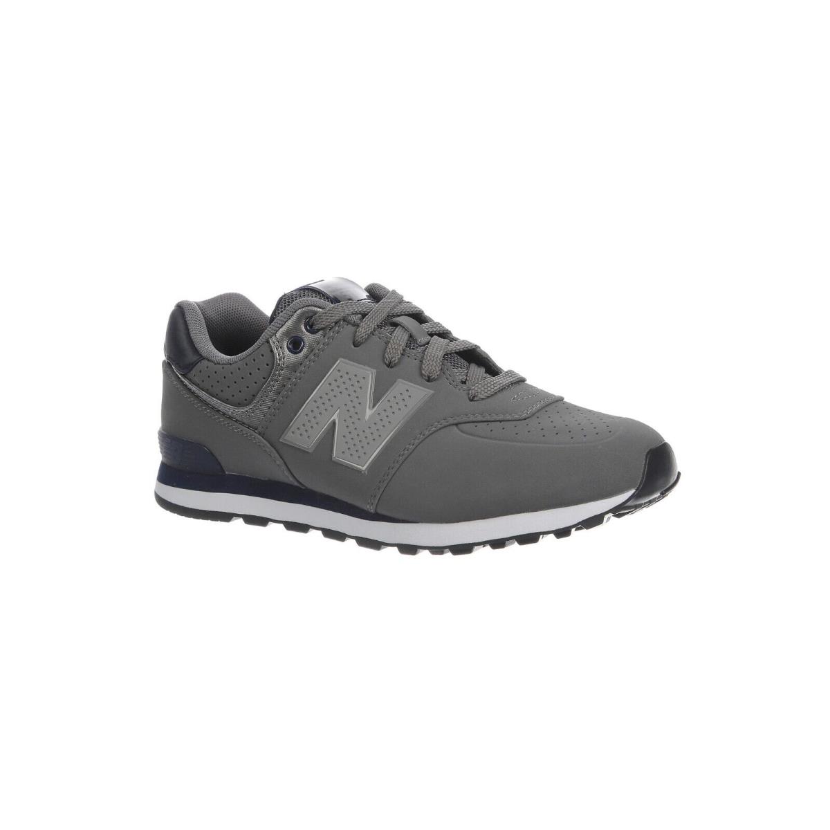 New Balance 574 Big Kids Running Shoes Sneakers KL574A6G - Charcoal/navy