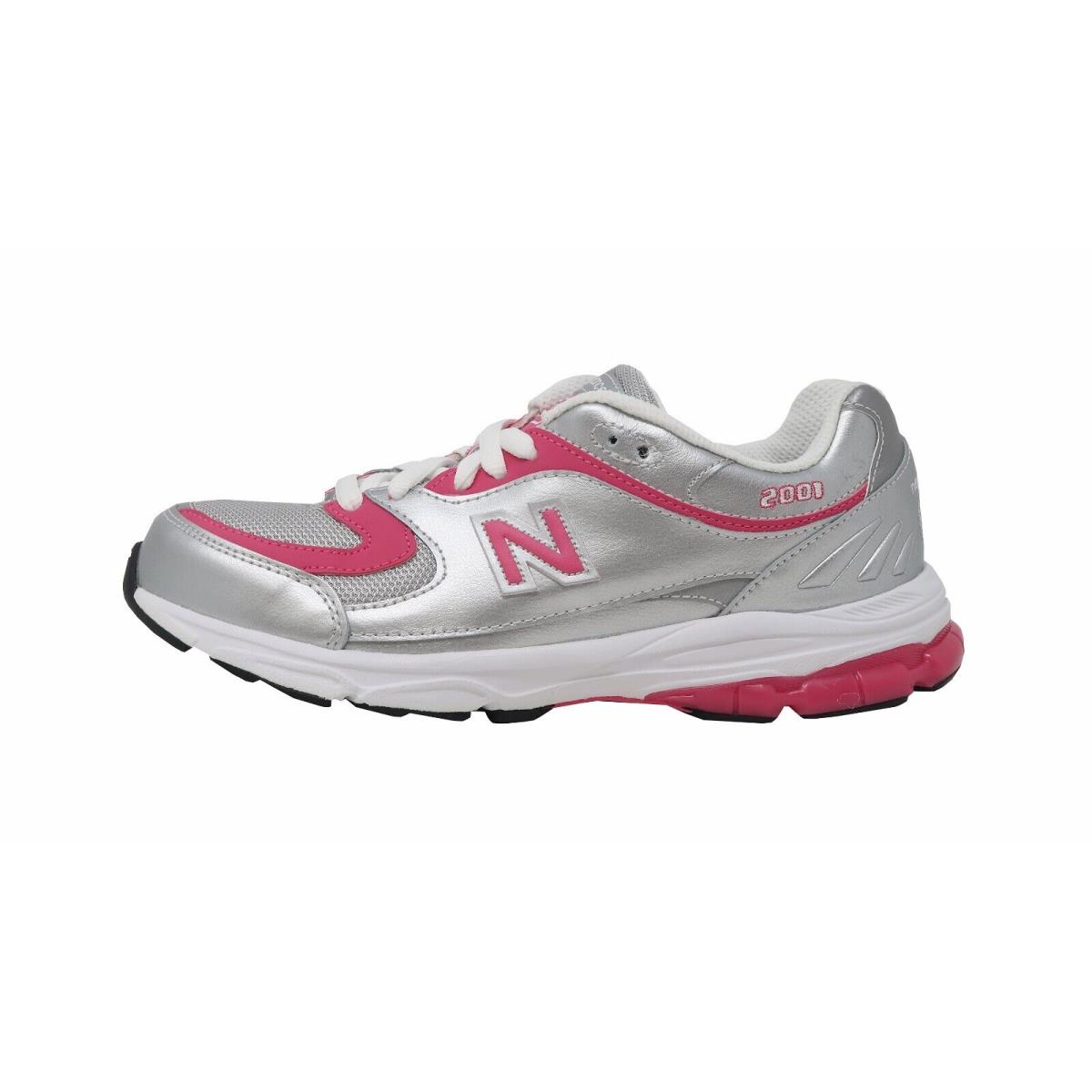 New Balance Classic Big Kids Running Shoes Sneakers K2001GPG - Silver/pink