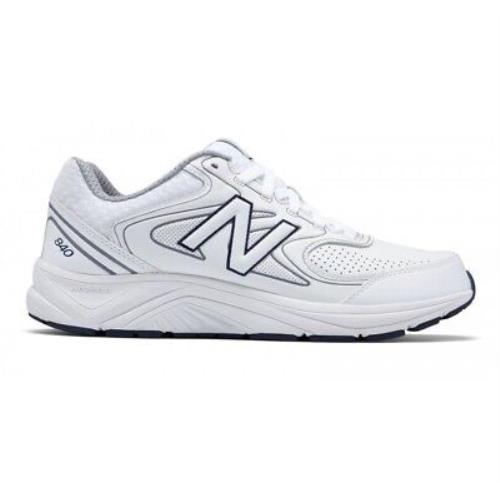 New Balance Men`s 840 V2 Walking Shoes White/navy 10 D Medium US - White/Navy, Manufacturer: White/Navy