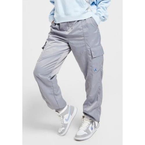 Nike Jordan Womans Track Pants Size Medium Grey 17-AD7