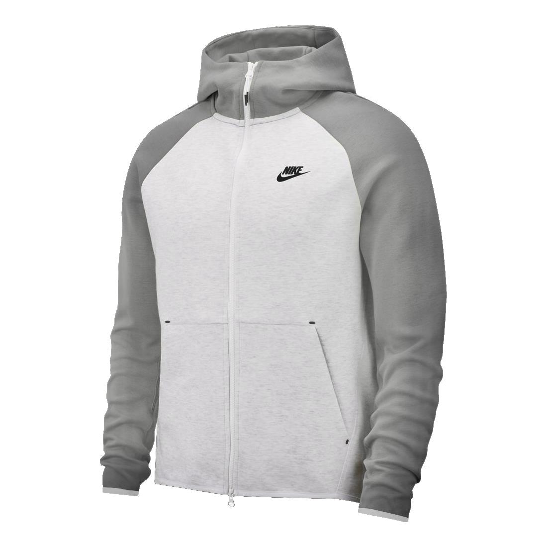 Nike Sportswear Tech Fleece Full Zip Hoodie 928483-052 Grey Men`s 2XL Xxl
