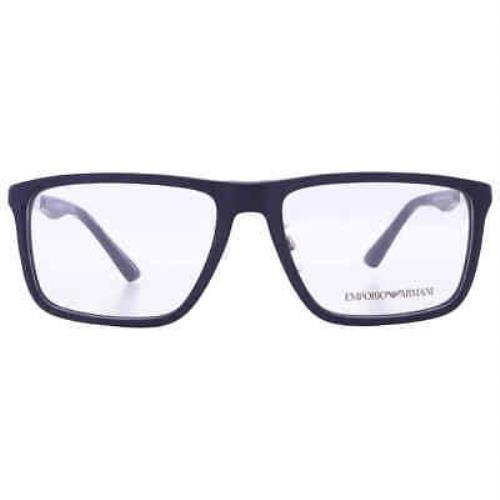 Emporio Armani Demo Rectangular Men`s Eyeglasses EA3221F 5088 54 EA3221F 5088 54