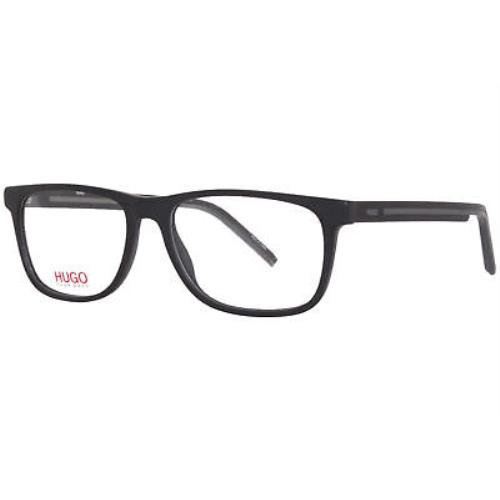 Hugo Boss HG-1048 003 Eyeglasses Men`s Matte Black Full Rim Rectangle Shape 55mm