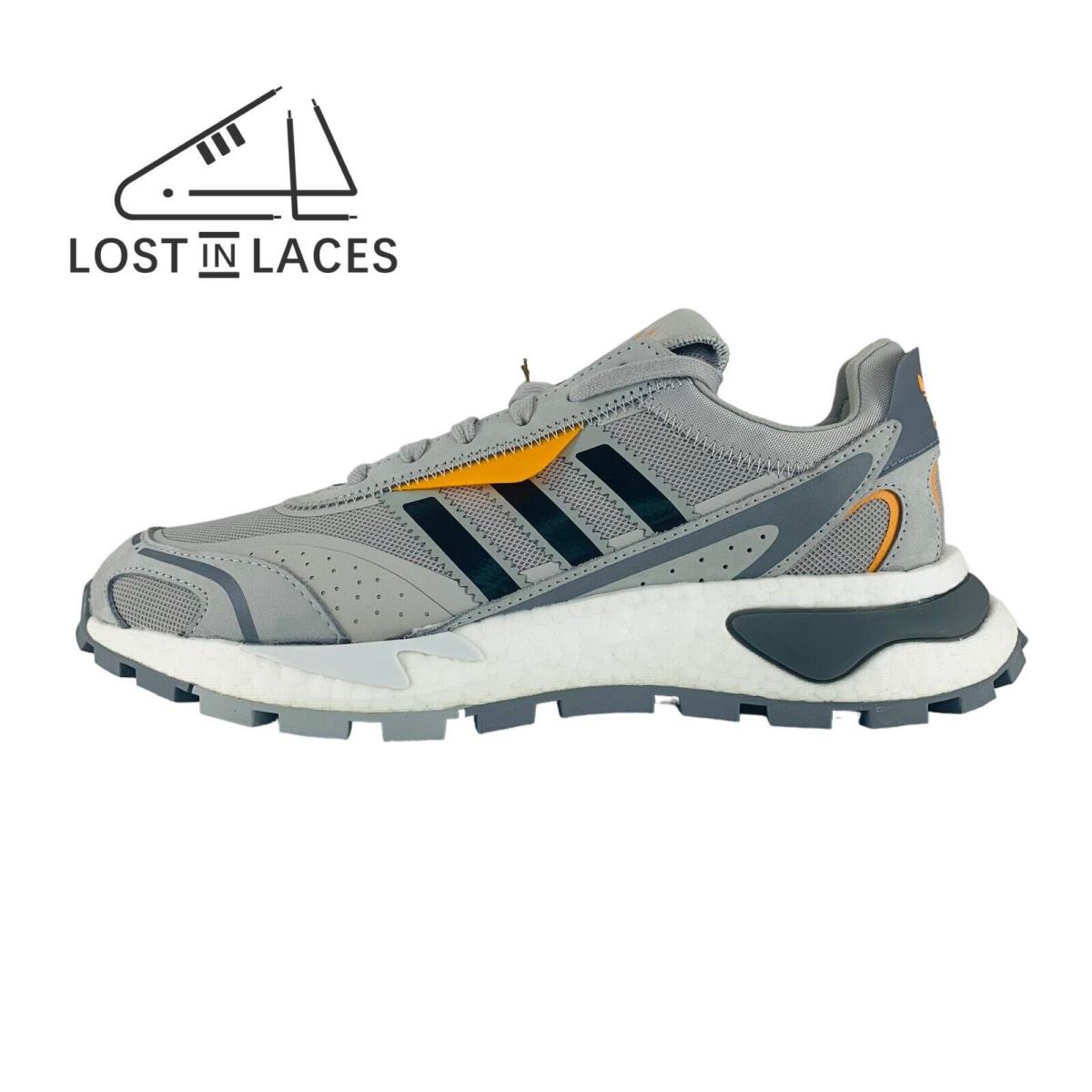 Adidas Retropy P9 Grey Sneakers Men`s Shoes GW0551 - Gray