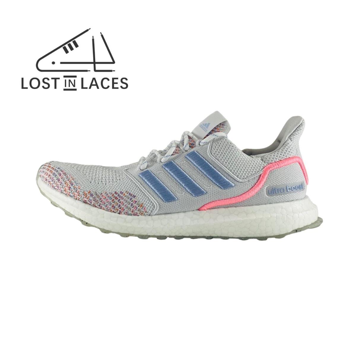 Adidas Ultraboost 1.0 White Blue Dawn Pink Women`s Running Shoes IF5274 - White
