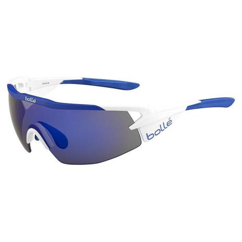Bolle Aeromax Sunglasses 12272/MtWhite-Blue/BlueVioletAF