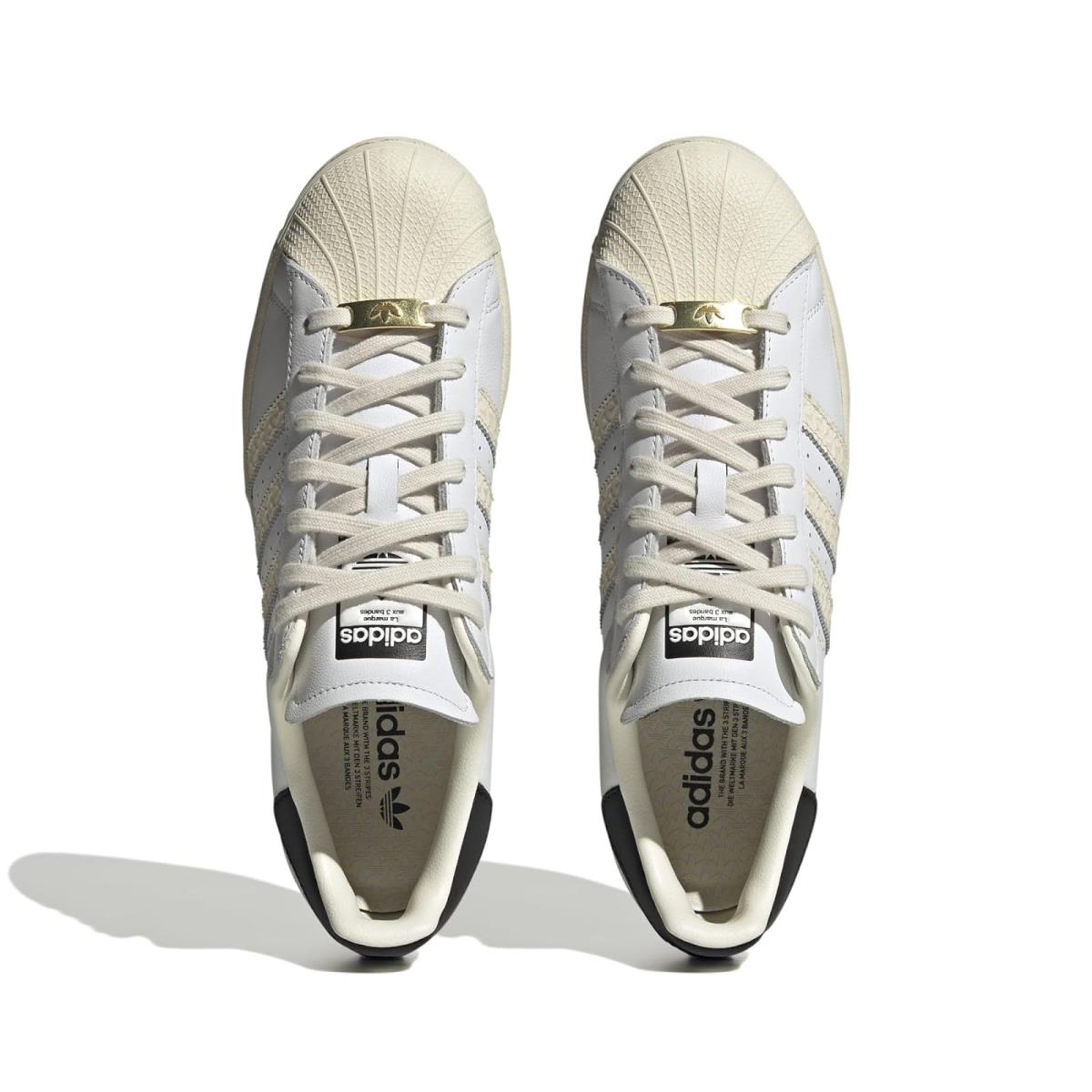 Man`s Sneakers Athletic Shoes Adidas Originals Superstar - White/Wonder White/Core Black