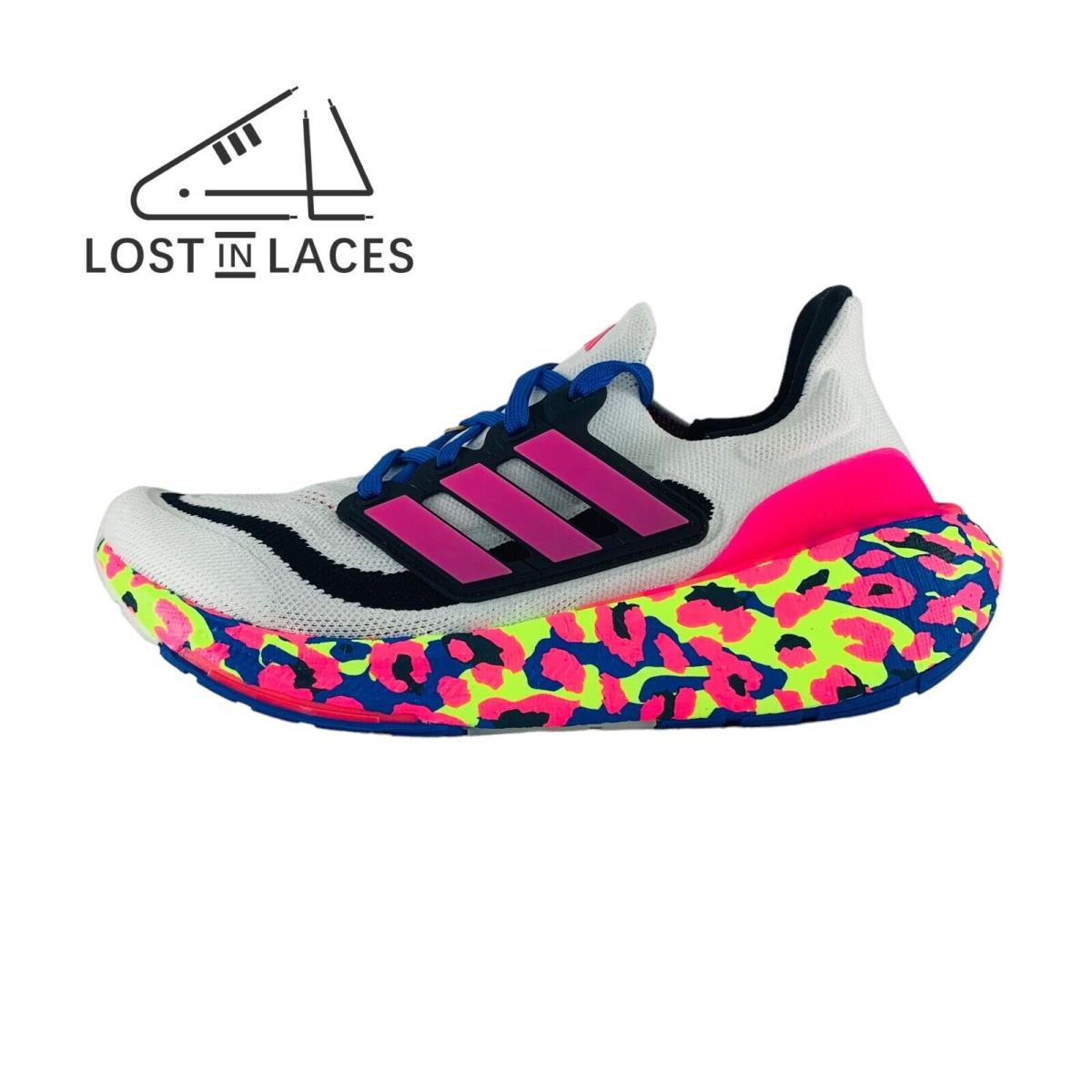 Adidas Ultraboost Light White Pink Multicolor Women`s Running Shoes IE3063
